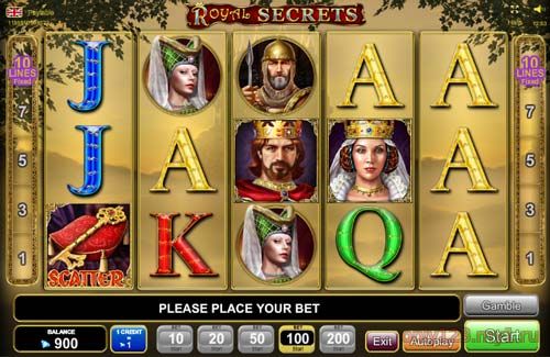 Royal Secrets slot features